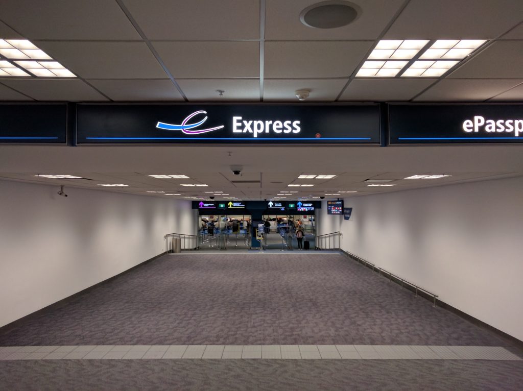 Sydney Australia Airport Express Exit